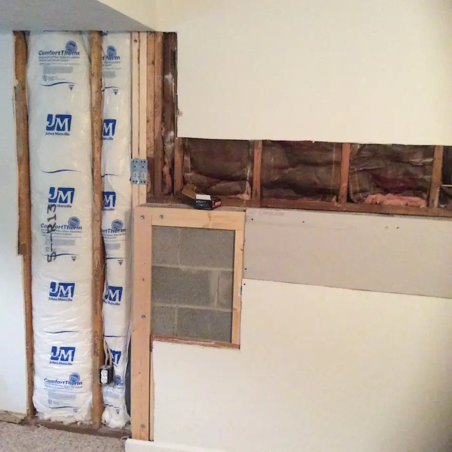 Wall insulation replacement during Odor Removal & Deodorization in Miles City